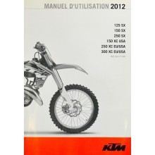 REVUE TECHNIQUE/MANUEL UTILISATION SX EXC 2012 KTM