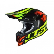 CASQUE JUST1 J12 DOMINATOR RED/NEON LIME TAILLE L